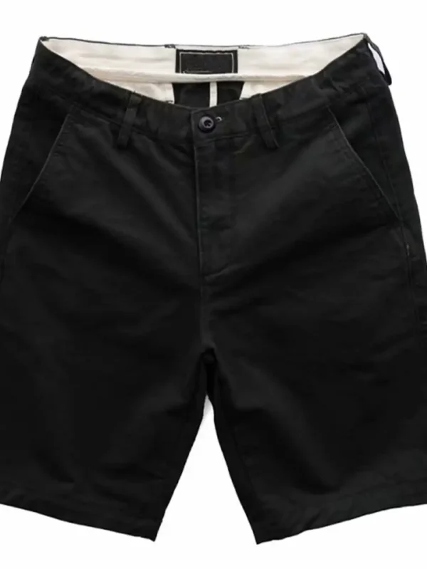 Mens Washed Bermuda Chino Shorts